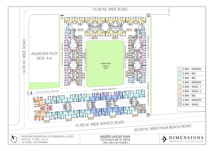 Delta Palm Beach Map typical plan